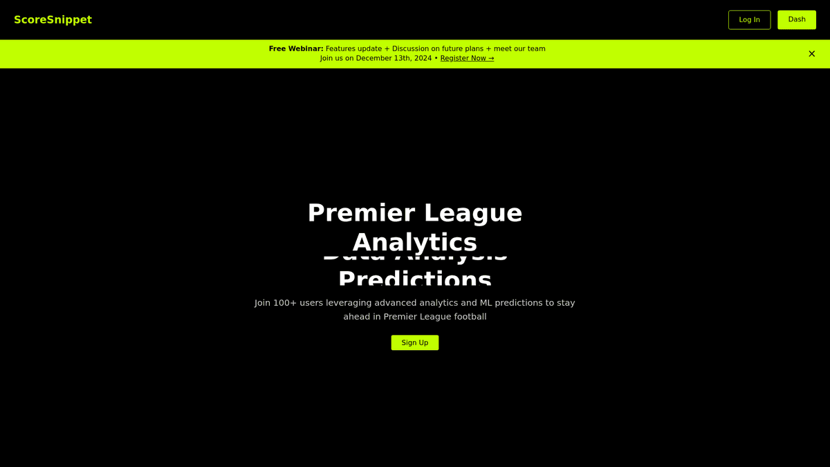 "Unlock Premier League Insights with AI-Powered Analytics"