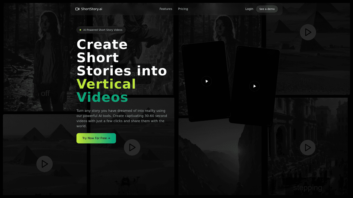 "Transform your stories into captivating videos with ease."